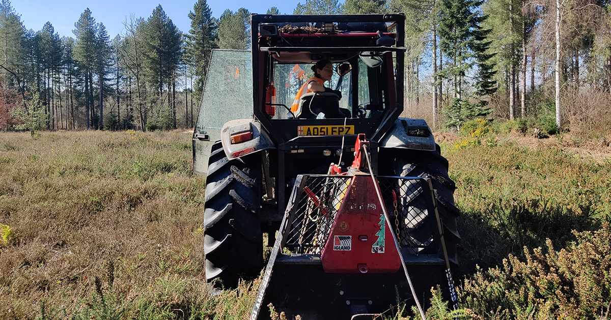 Future Professionals scheme 202122 Ellie operating the Winch on Emergency Tree operations course March 22 Future Professionals scheme 202122 Ellie operating the Winch on Emergency Tree operations course March 22