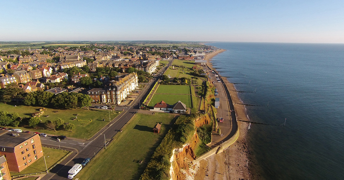 Hunstanton drone web w1200h630 Hunstanton drone web w1200h630