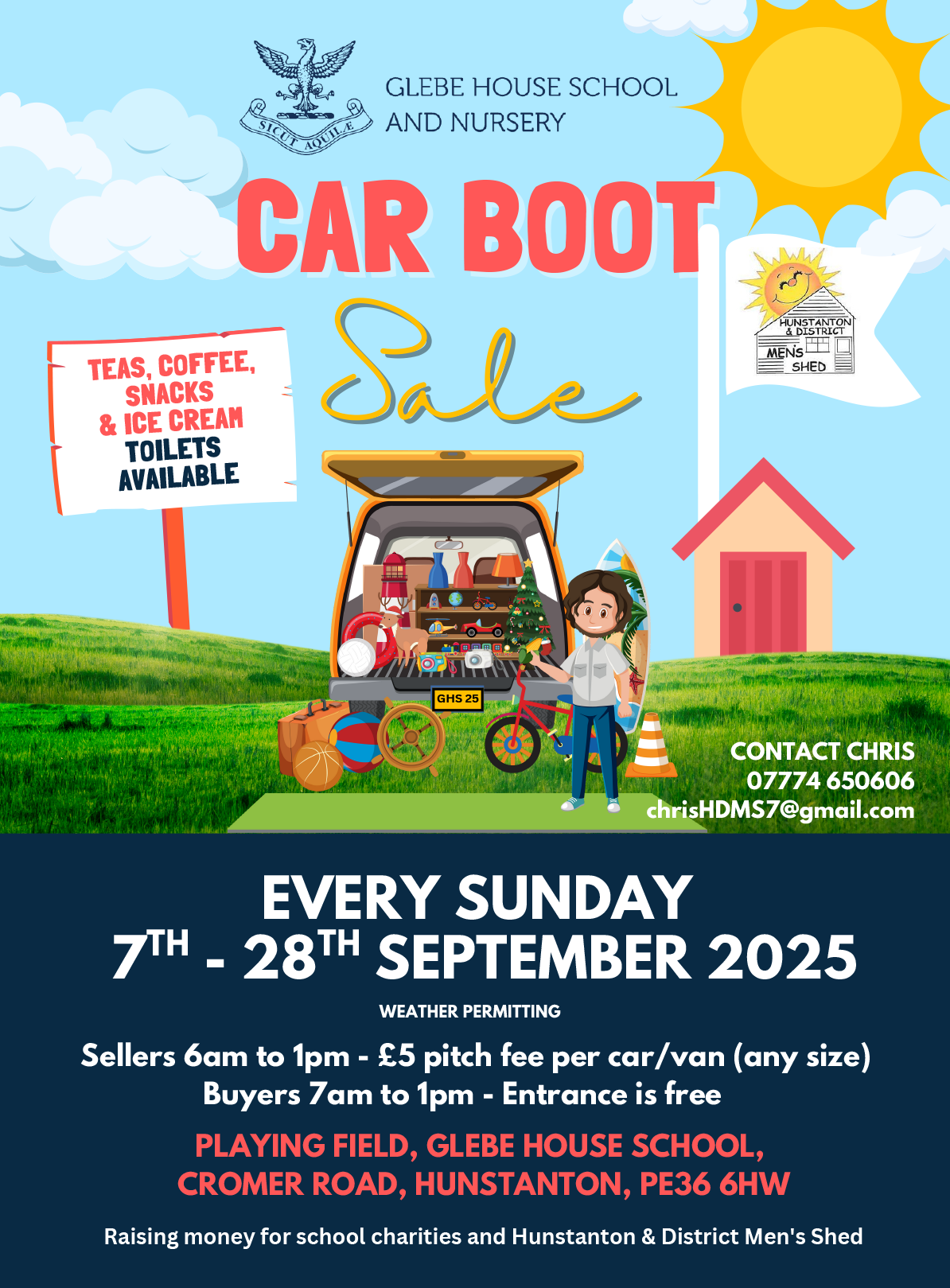 WEB GHS Car Boot Sale SEPT 25 Hunstanton Town & Around September 2025 Qtr Page WEB GHS Car Boot Sale SEPT 25 Hunstanton Town & Around September 2025 Qtr Page