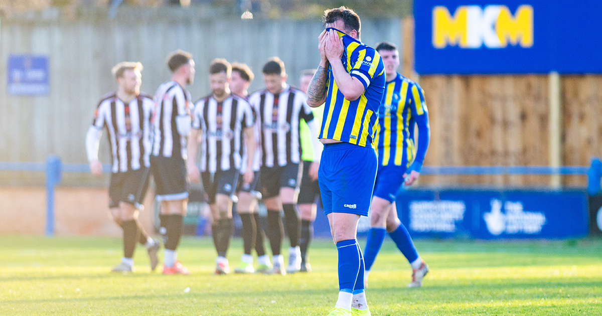 WEB Josh Coulson after Spennymoor scored their third goal