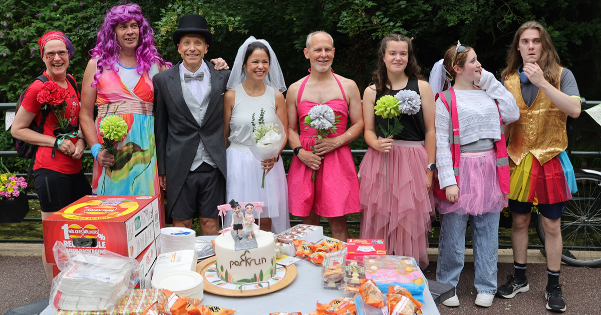 WEB with parkrun cake