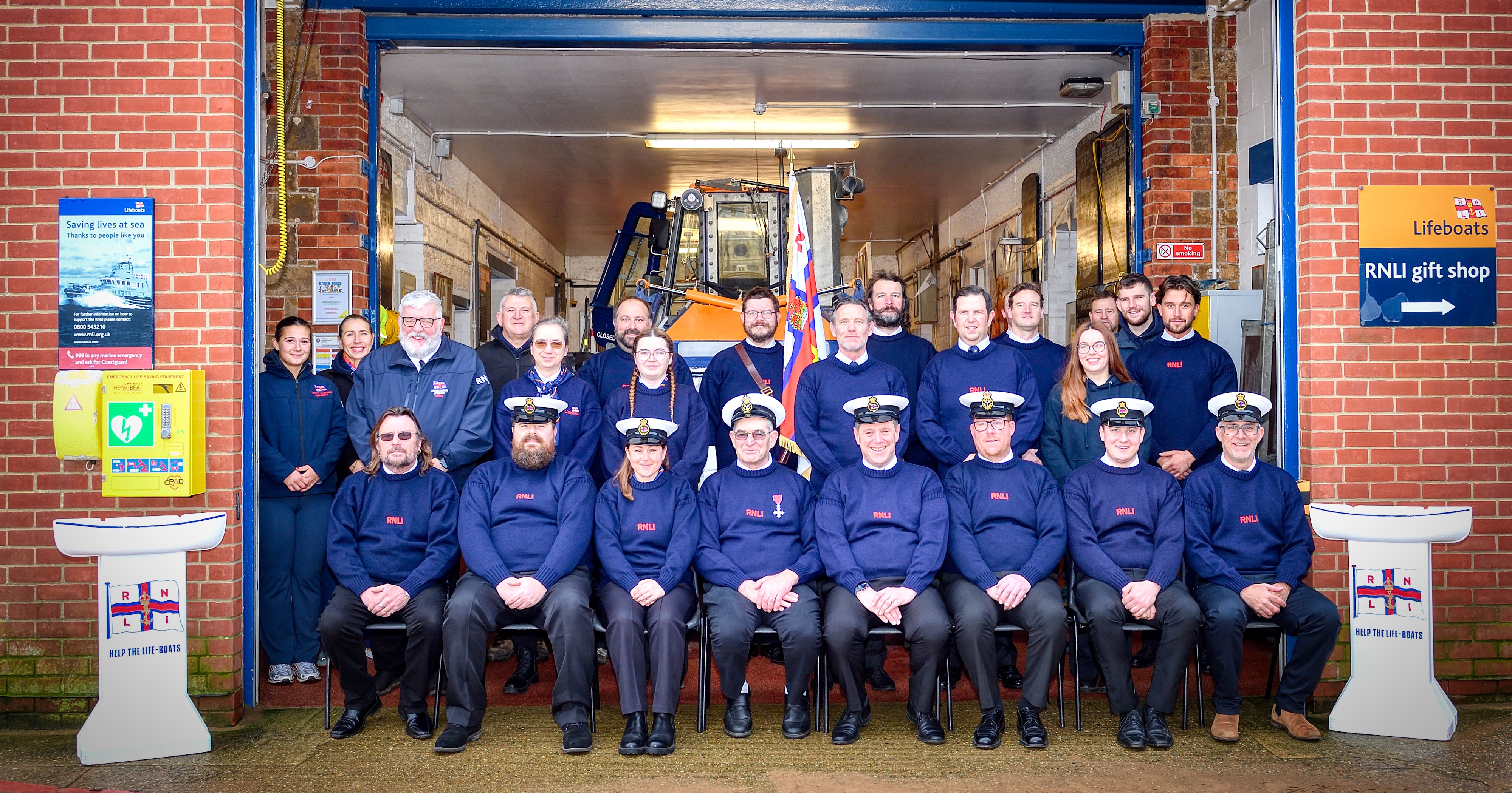 Well deserved honour for vic dade after 47 years of service at hunstanton rnli Well deserved honour for vic dade after 47 years of service at hunstanton rnli