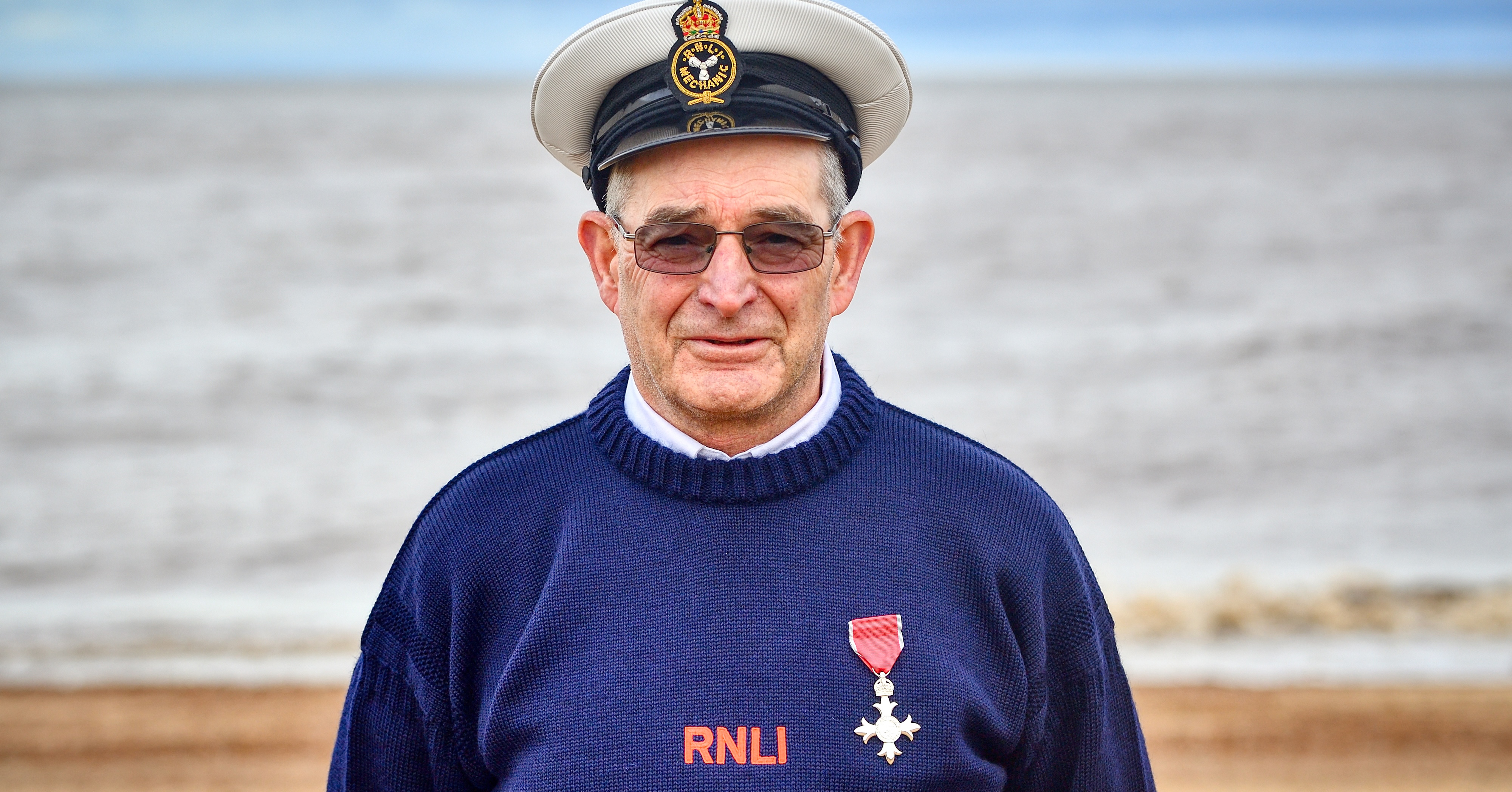 Well deserved honour for vic dade after 47 years of service at hunstanton rnli2