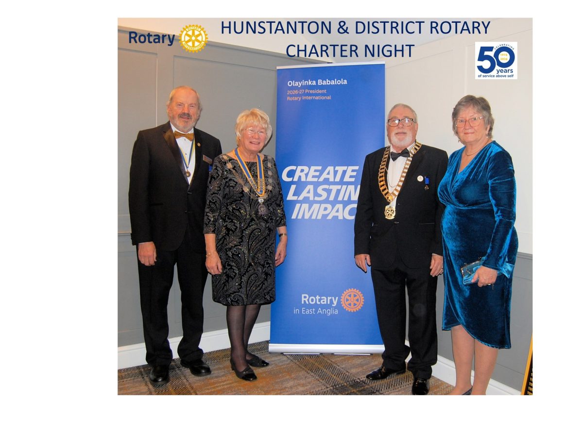 Golden celebrations as Hunstanton Rotary marks 50 years of service