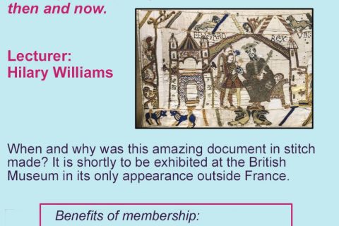  Talk entitled ‘The Bayeux Tapestry – international relations, then and now’ 